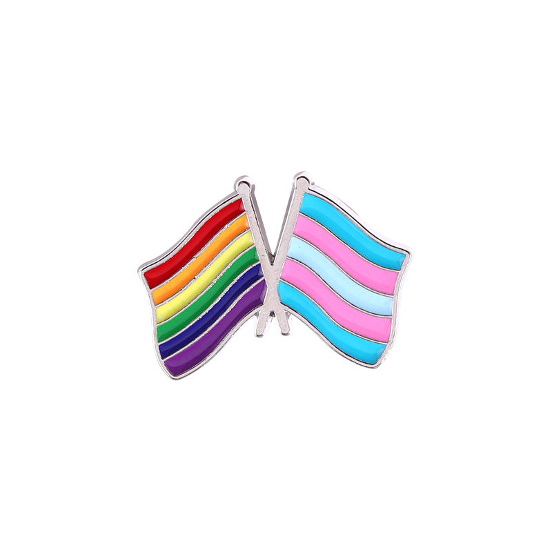 Aleación al por mayor LGBT Rainbow Broche